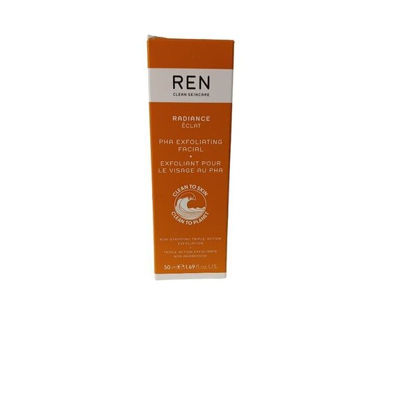 REN Clean Skincare Radiance PHA Facial Exfoliator Full Size 50ml NIB Sealed - Picture 5 of 7